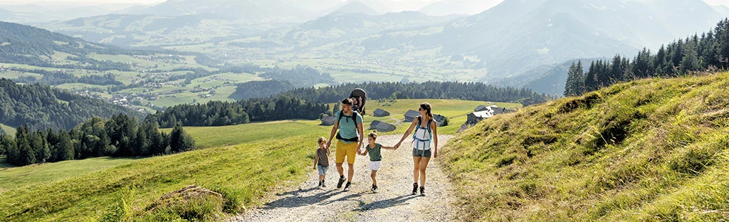 Wandelen met kleine kinderen in het Bregenzerwald