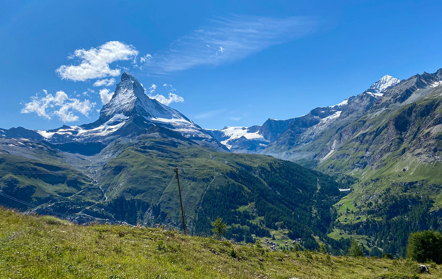 Beroemde bergen in de Alpen