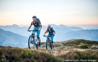 Trails voor beginnende mountainbikers in Saalbach