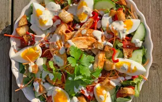 Recept: Oostenrijkse salade met kip