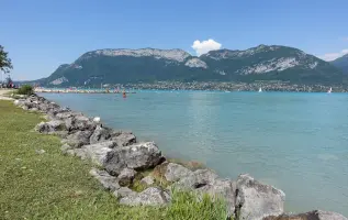 Mooie campings aan het meer van Annecy