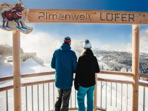 Almenwelt Lofer Skigebiet in Österreich