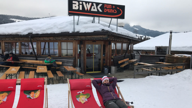 Après-ski bar Biwak in Fieberbrunn
