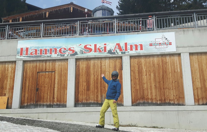Après-ski bij Hannes Ski Alm in Königsleiten
