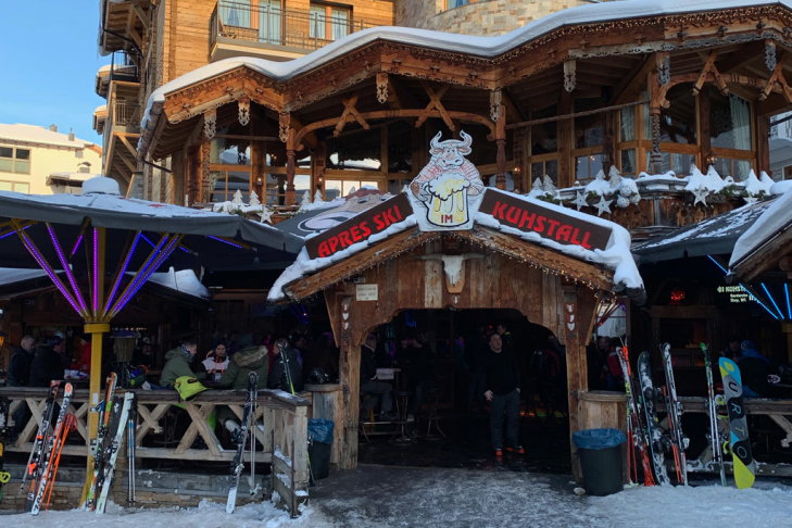 Après-ski bij de Kuhstall in Ischgl