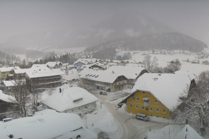 Webcambeeld: sneeuw in Faistenau