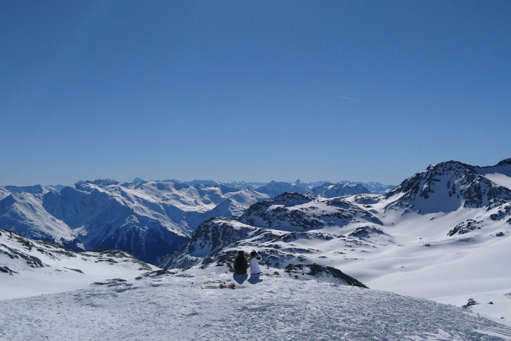 Vue panoramique à Val Thorens