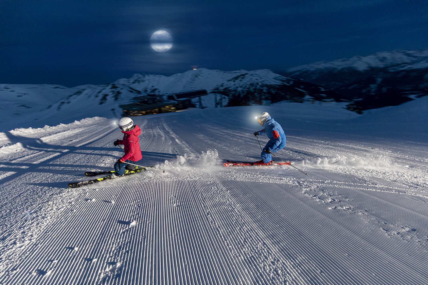 Moonlight Skiing Zillertalarena