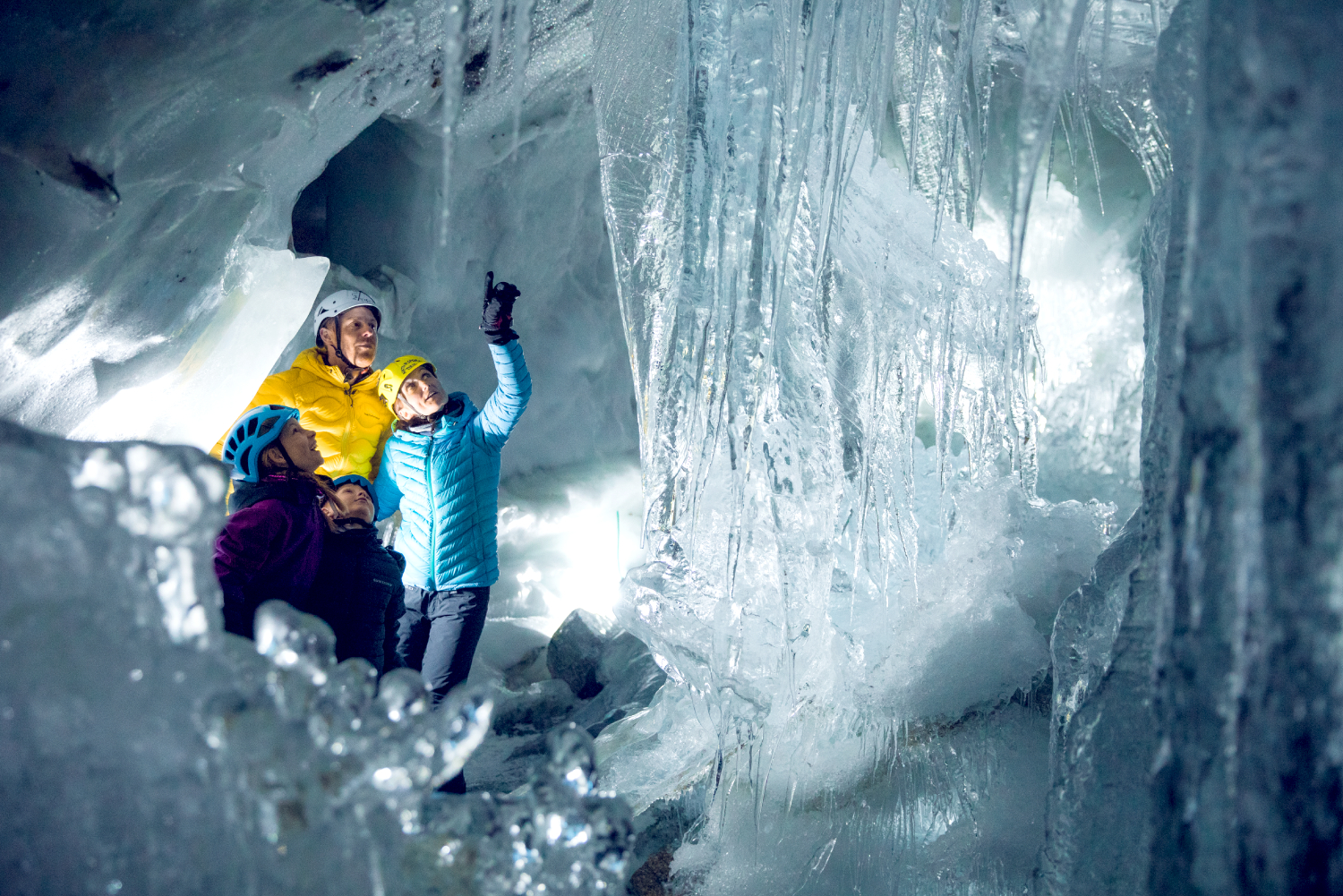 Natur Eis Palast Hintertuxer Gletscher