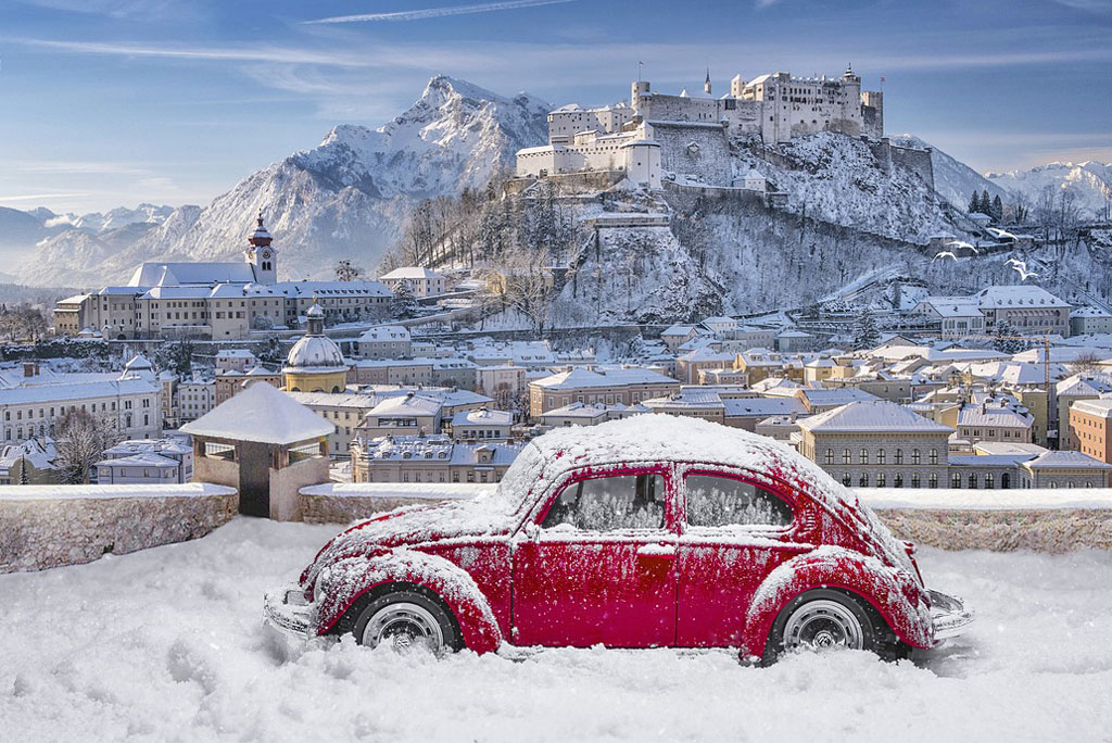 Salzburg in de winter