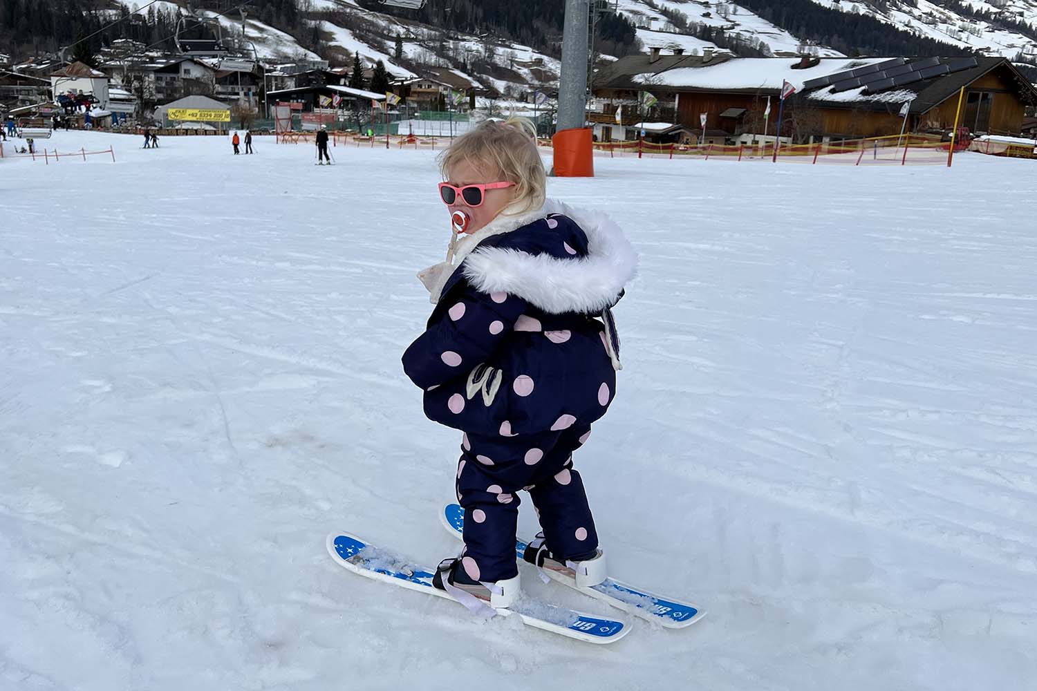 Baby Skifahren