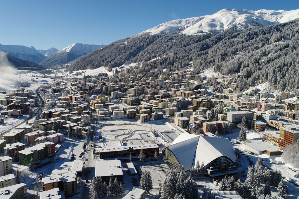 Wintersportdorp Davos
