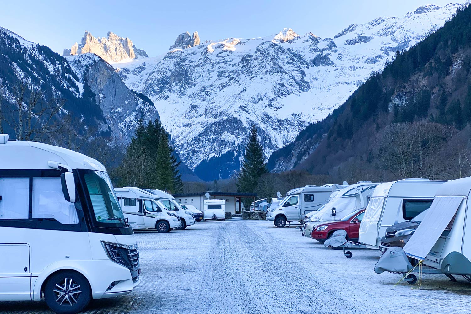 wintercamping in de Alpen