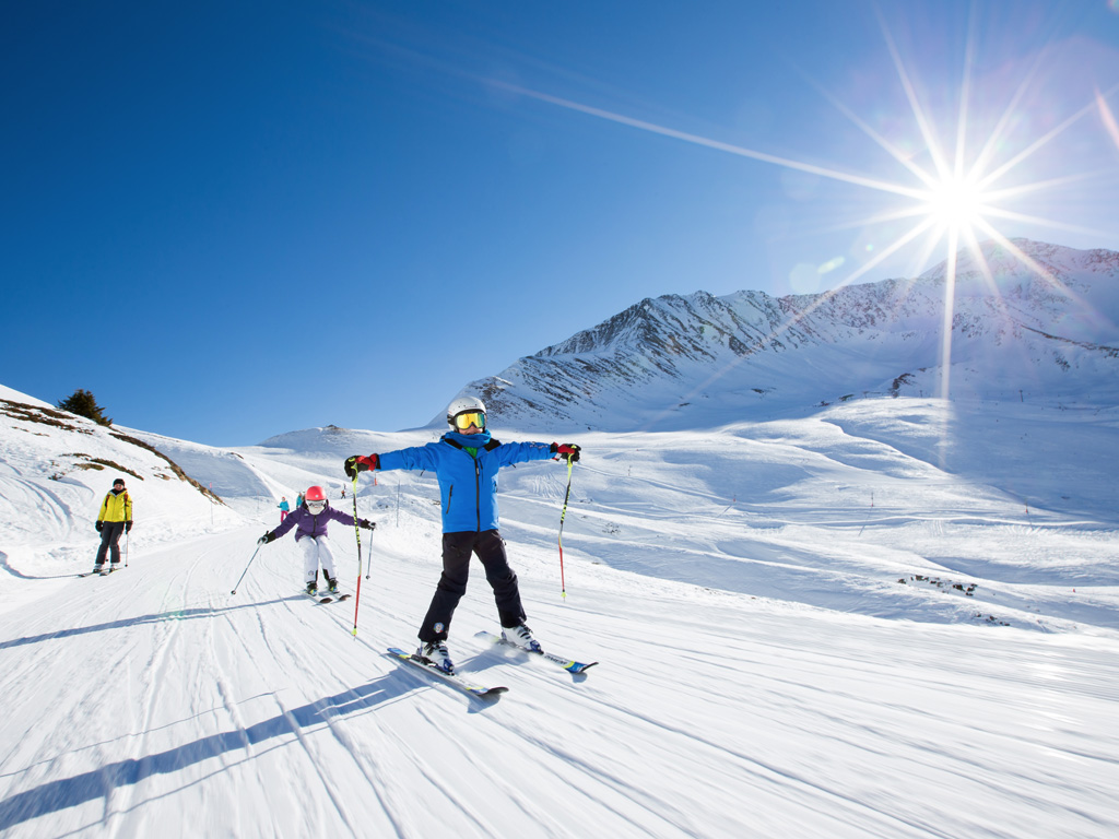 Chamonix skiers