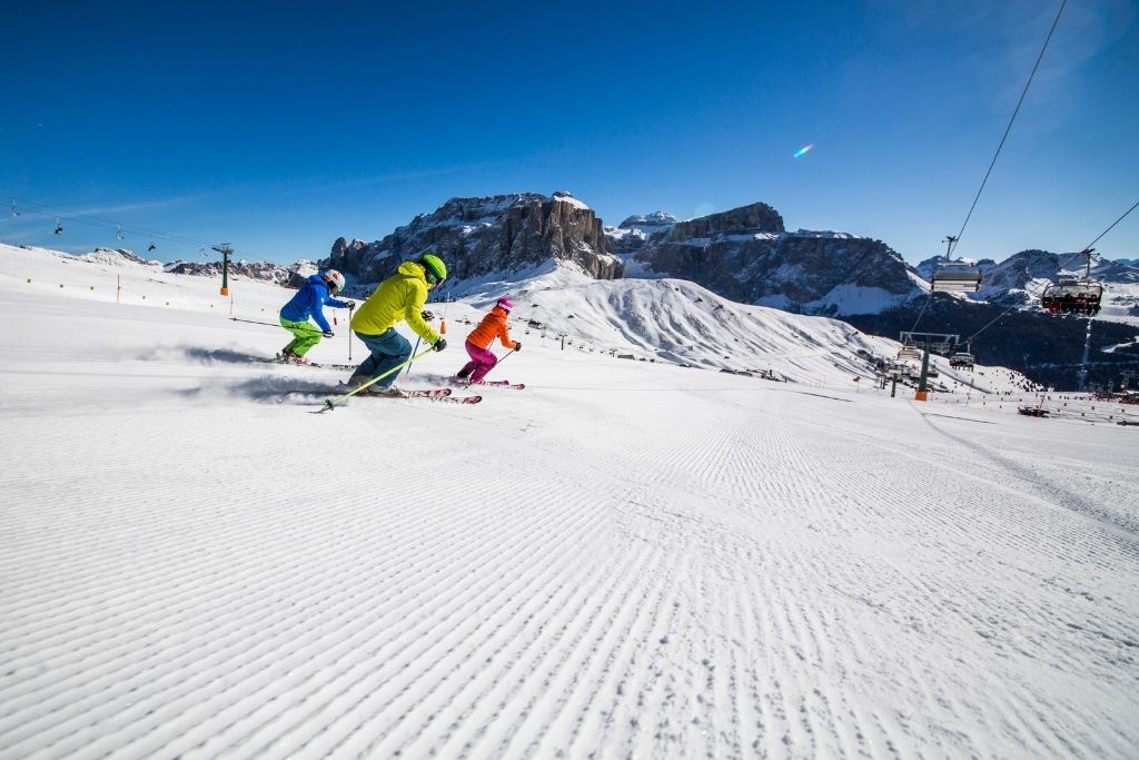 Skifahren Val di Fassa