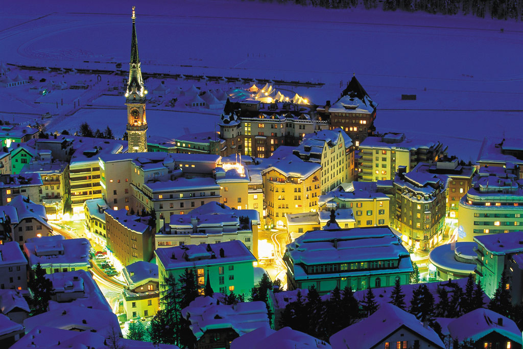 St. Moritz by night