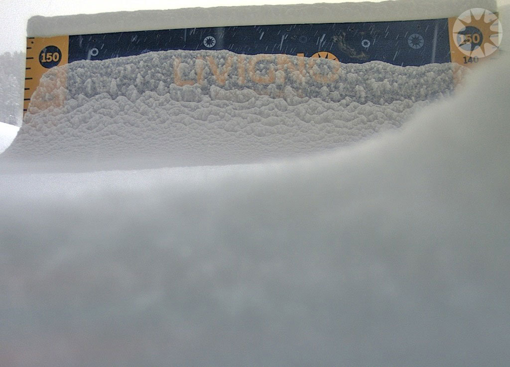 Livigno sneeuwmeter