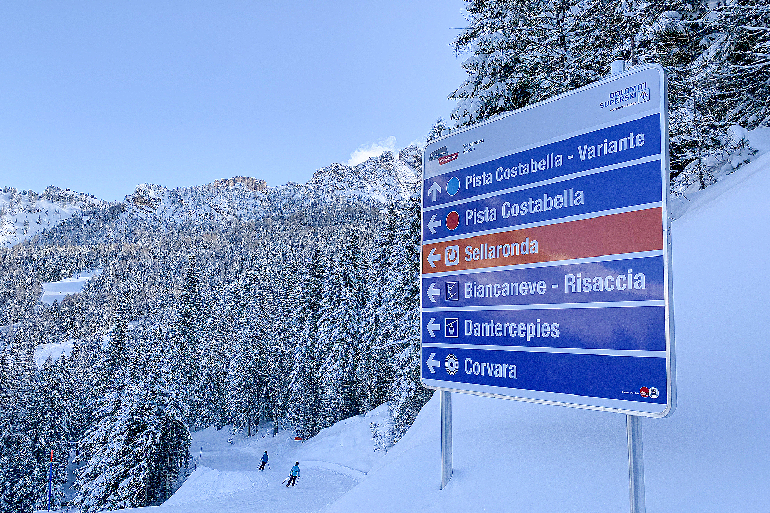 Skigebiet Italien Dolomiti Superski