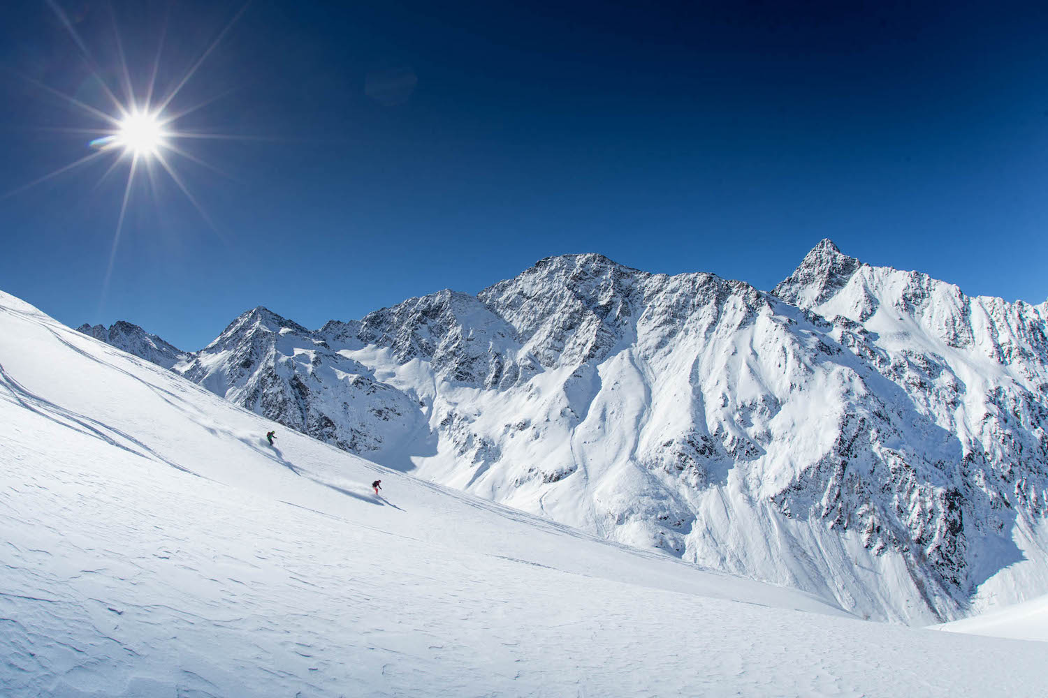 Skifahren Tiefschnee Osttirol