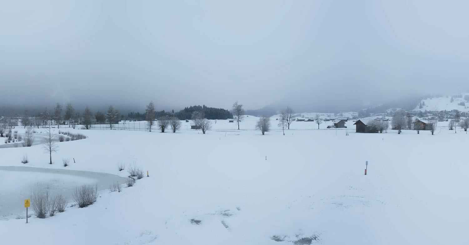 Sneeuw in Ehrwald