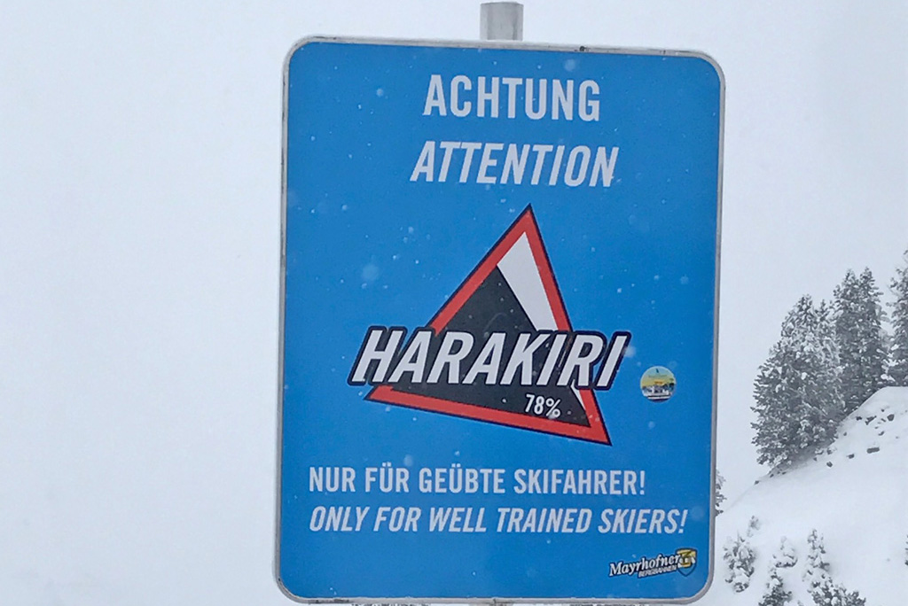 Pistebord Harakiri Mayrhofen