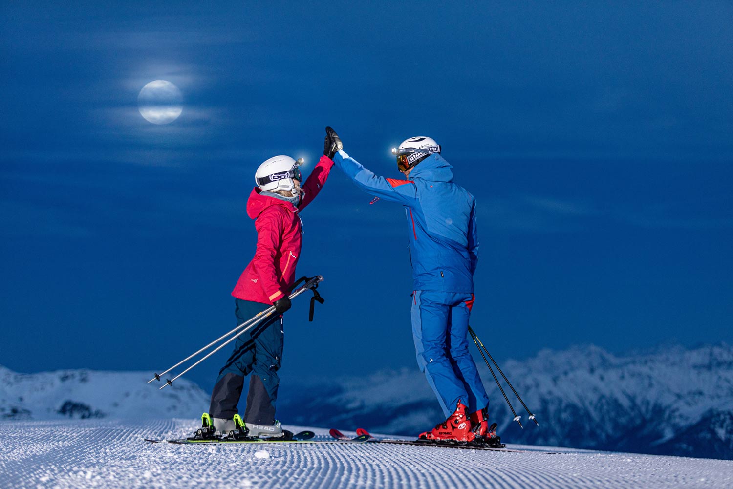 Moonlight Skiing wintersport Zell-Gerlos
