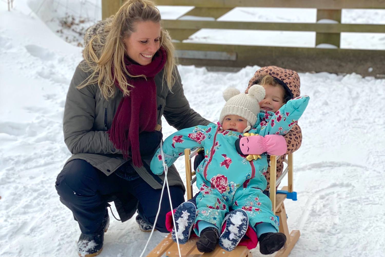 Wintersport met baby en kind