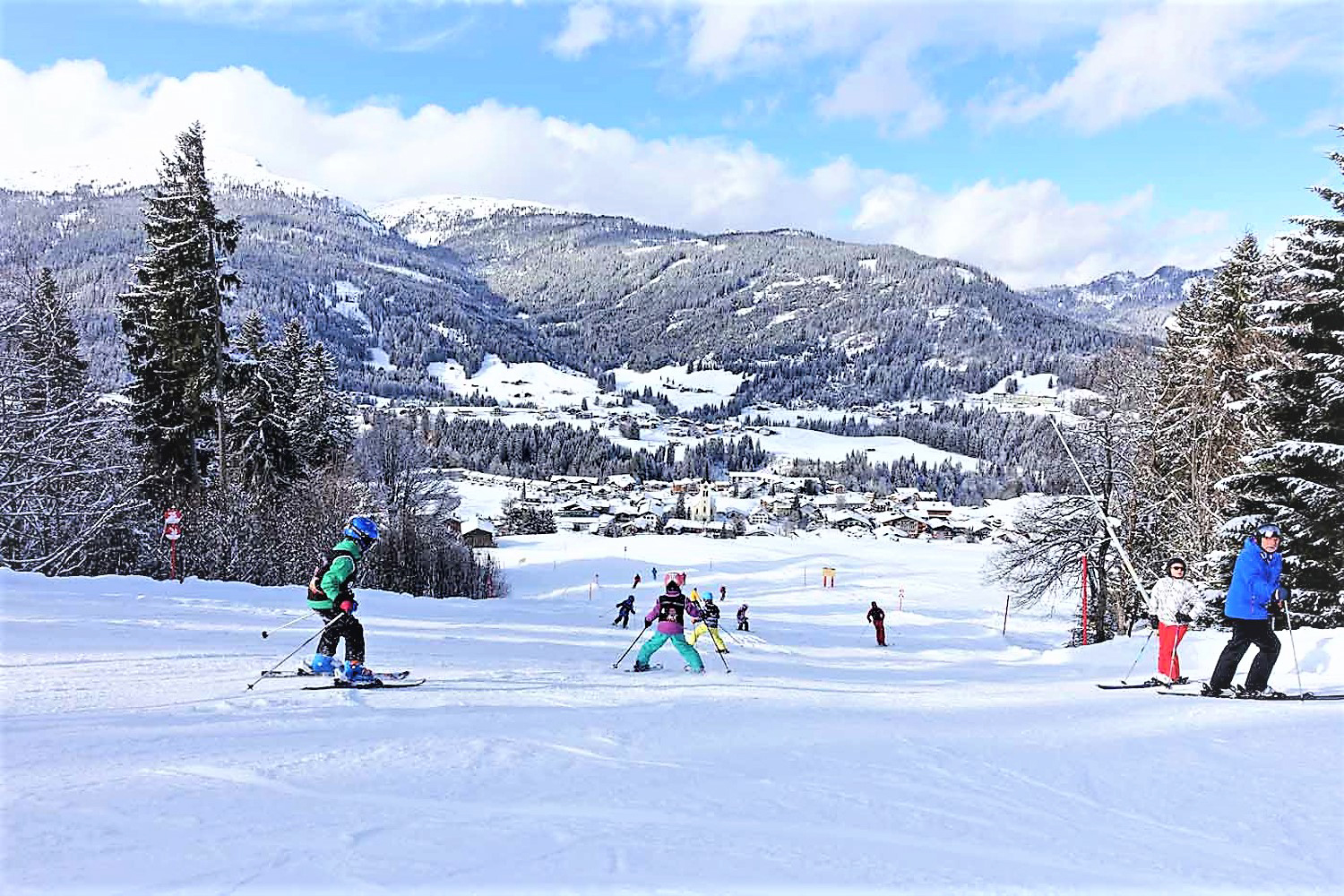 Familienfreundliches Skigebiet Oberstdorf-Kleinwalsertal