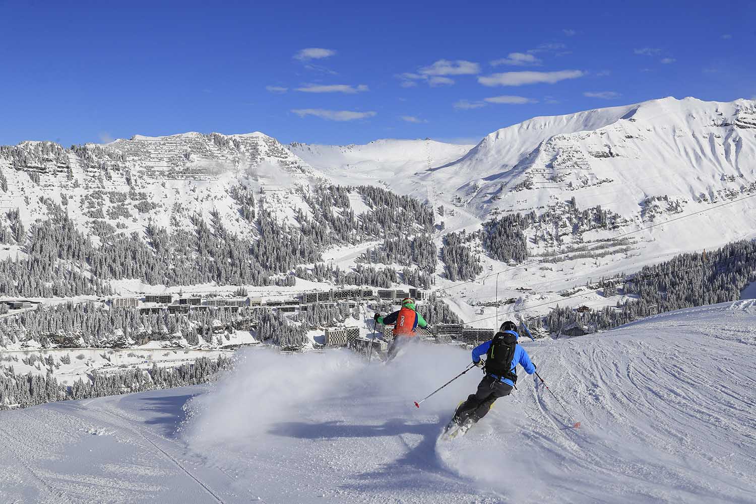 Skifahren Winterurlaub Flaine