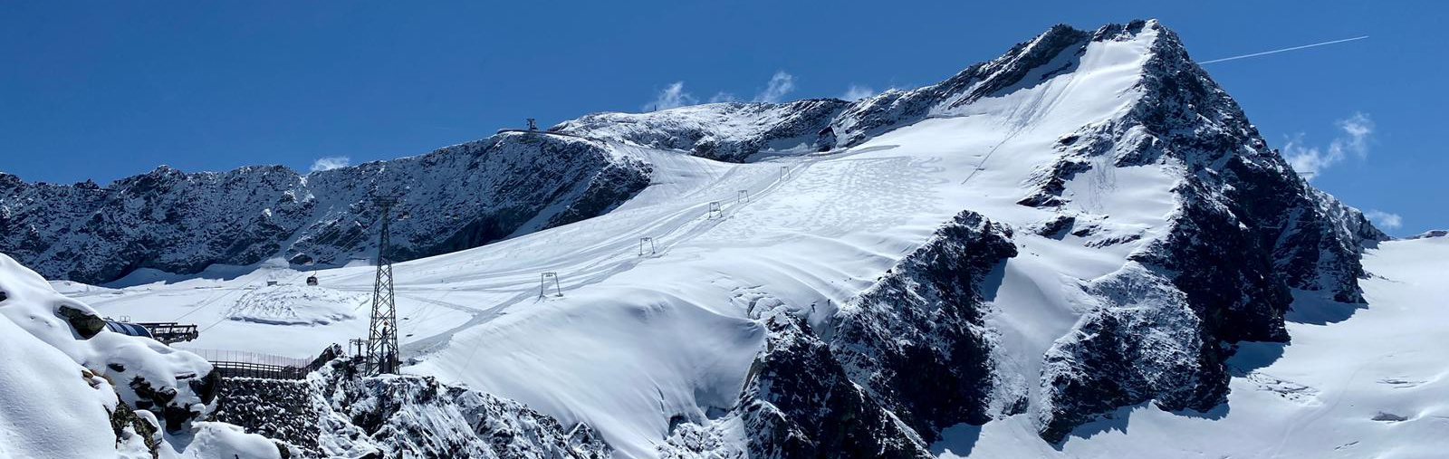 Gletscherskigebiet Sölden, Skifahren im September
