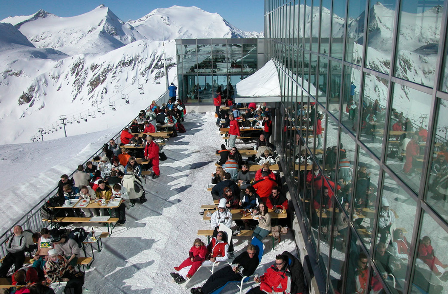 Panorama-Restaurant Eissee op de Mölltaler Gletscher